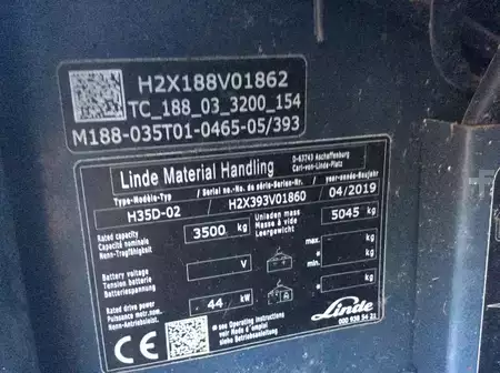 Dieselový VZV 2019  Linde H35-D EVO (9)
