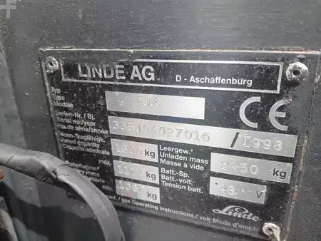 Eléctrico - 4 rodas 1998  Linde E16 (10)