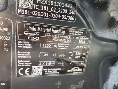 Eléctrico - 3 rodas 2018  Linde E12-02 (15)