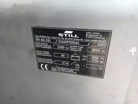 Carrelli elettrici 3 ruote 2021  Still RX60-35 (20)