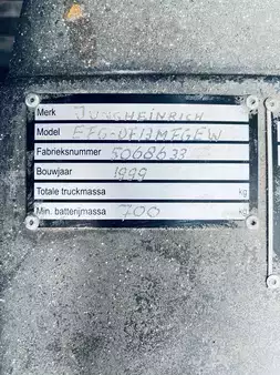 Eléctrica de 3 ruedas 1999  Jungheinrich EFG-DF 13 (14)