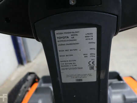 Nízkozdvižný vozík 2018  BT LPE200 (6)