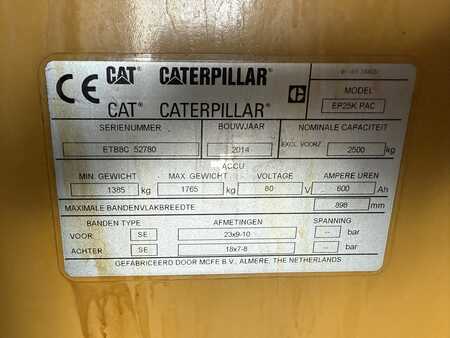 Eléctrico - 4 rodas 2014  CAT Lift Trucks EP25K PAC (25)