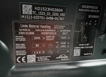 Elektro 4 Rad 2017  Linde E30H-01/600 (11)