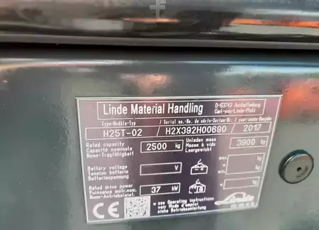 Wózki gazowe 2017  Linde H25T-02 (15)