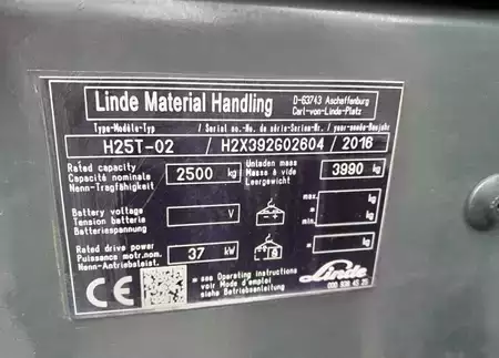 Wózki gazowe 2016  Linde H25T-02 (14)