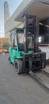 Dieseltruck 2002  Mitsubishi FD35k diesel  Fork positioner dealer price! (4)