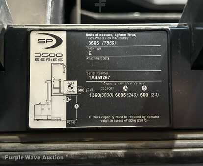 Vertical order pickers 2016  Crown SP3520-30 (28)