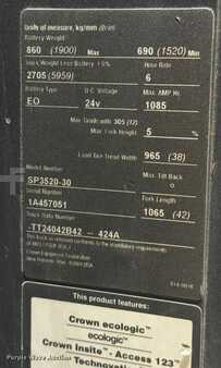 Order Picker 2016  Crown SP3520-30 (32)