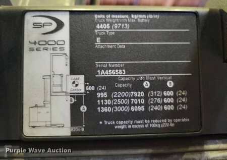 Vertical order pickers 2016  Crown SP4050-30 (34)
