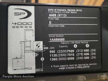 Vertical order pickers 2016  Crown SP4050-30 (32)