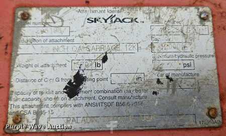 Telehandler Fixed 2017  Skyjack SJ1056THS (31)