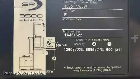Order Picker 2016  Crown SP3520-30 (32)