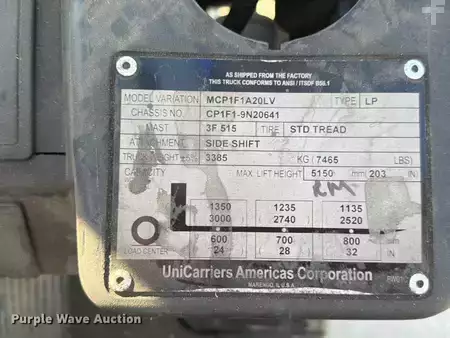 Propane Forklifts 2016  Unicarriers CFS40 (40)