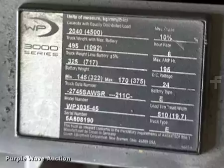 Diesel Forklifts - Crown WP3035-45 (22)