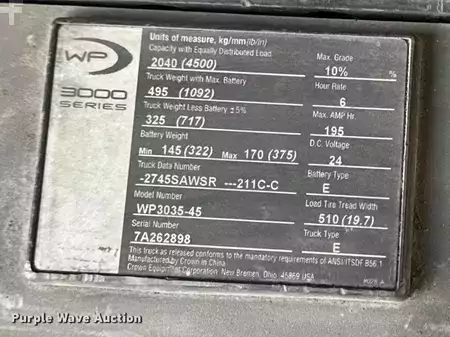 Diesel Forklifts - Crown WP3035-45 (24)