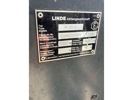 Dieselový VZV 1990  Linde H 25 D (17)