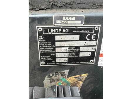 4-wiel elektrische heftrucks 1995  Linde E30-01 (12)