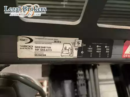 Електричний - 3 колеса - Crown SC4200 - Elektrische heftruck (105) (13)