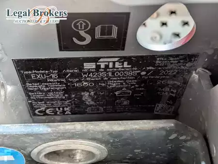 Elektrische palletwagens 2022  Still EXU 16 (4)