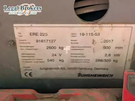 Niederhubwagen 2017  Jungheinrich ERE 225 (8)