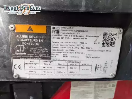 Eléctrico - 4 rodas 2017  Hyster J3.5XN - Elektrische heftruck(68035-47) (14)