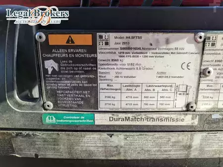 Dieselstapler 2013  Hyster H4.5FTS5 - Heftruck(68047-32) (14)