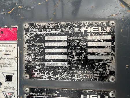 Diesel gaffeltruck 2020  Heli CPCD25 CPCD25 (12)
