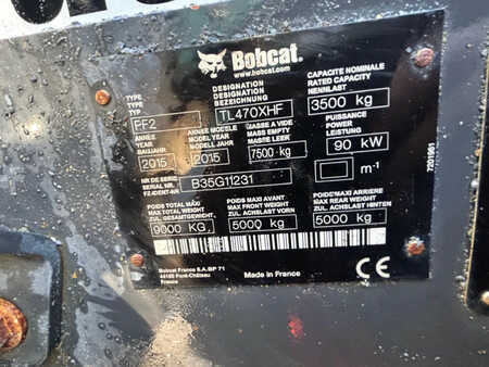 Telescopic forklift rigid 2015  Bobcat TL470 (8)