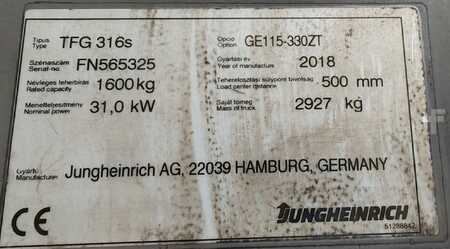 LPG heftrucks 2018  Jungheinrich TFG 316 (14)