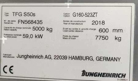 Nestekaasutrukki 2018  Jungheinrich TFG S50s (10)