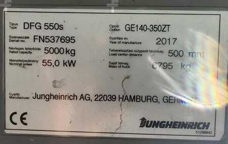 Diesel heftrucks 2017  Jungheinrich DFG 550s (8)
