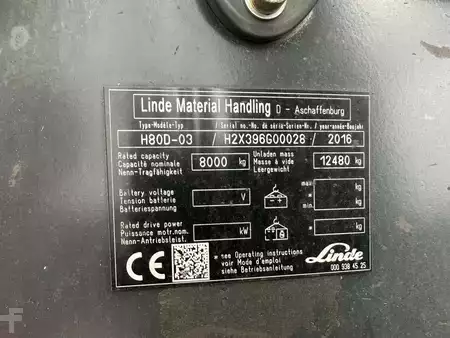 Dieselstapler 2016  Linde H80D EVO (11)