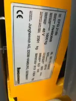 Carrelli elettrici 3 ruote 2015  Jungheinrich EFG216 (5)