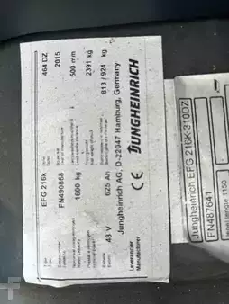 Carrelli elettrici 3 ruote 2015  Jungheinrich EFG216 (9)