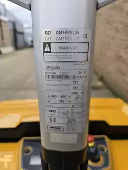 Gerbeurs à conducteur porté debout 2019  CAT Lift Trucks NPV20N2  (6)