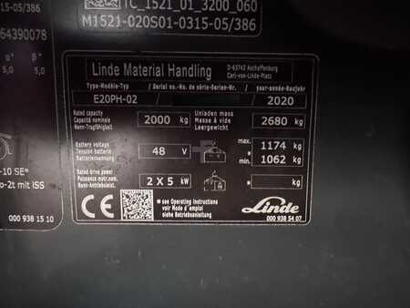 Eléctrico - 4 rodas 2020  Linde E 20 PH - 02 (3)