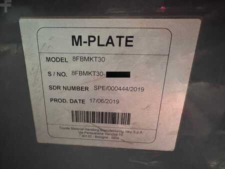 Eléctrico - 4 rodas 2019  Toyota 8FBMKT30 (3)