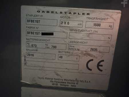 Elektromos 3 kerekű 2016  Toyota 8FBE15T (3)