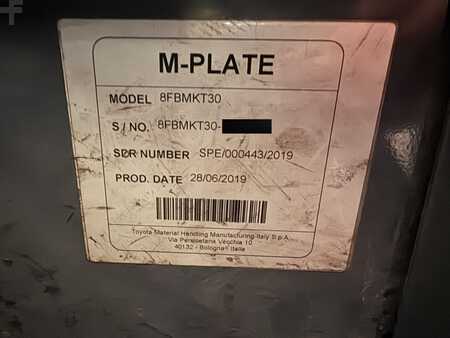Eléctrico - 4 rodas 2019  Toyota 8FBMKT30 (3)