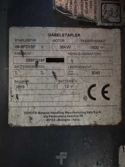 Empilhador diesel 2019  Toyota 06-8FD15F (3)