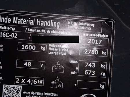 Eléctrico - 3 rodas 2017  Linde E 16 C - 02 (3)