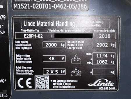 Elektro 4 Rad 2018  Linde E 20 PH - 02 / Bügeltür links (3)