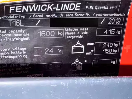 Niederhubwagen 2019  Linde T 16 L (3)