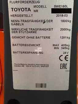 Hochhubwagen 2018  Toyota SWE 160 L (3)
