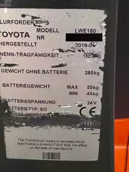 Elektromos emelőkocsik 2019  Toyota LWE 160 ION (3)