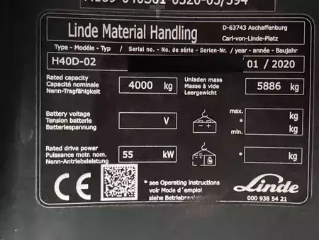 Dieselstapler 2020  Linde H 40 D - 02 (3)