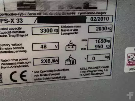 Transpallet elettrici uomo seduto 2010  Still FS - X 33 (3)