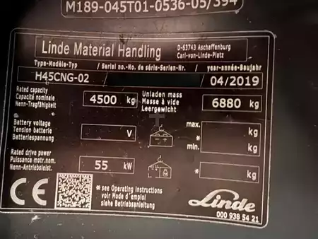 Treibgasstapler 2019  Linde H 45 T (3)