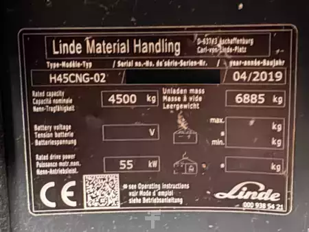 Gas gaffeltruck 2019  Linde H 45 T (3)